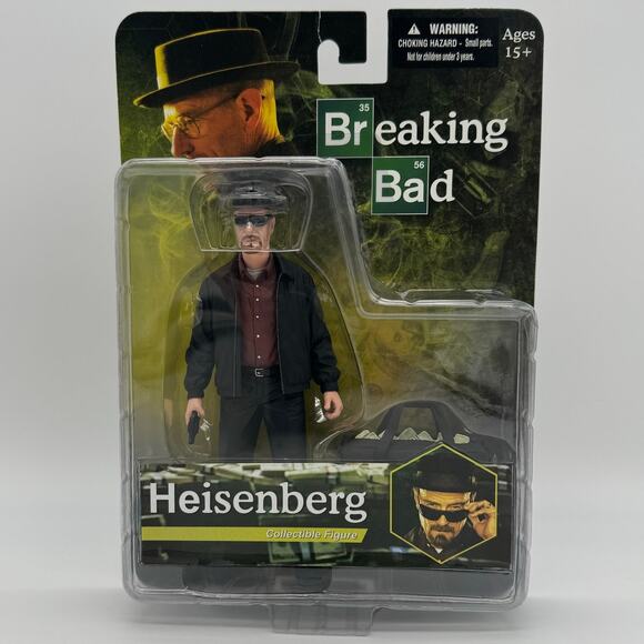 Walter White Heisenberg 6" Figure w/ Money Bag Mezco RARE 2013 Breaking Bad - Picture 1 of 3